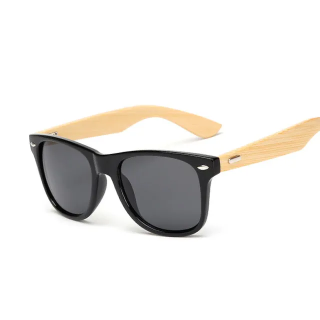 LYEHEE 2017 Retro Bamboo Wood Sunglasses Men Women Brand Designer Goggles Gold Mirror Sun Glasses Shades lunette oculo