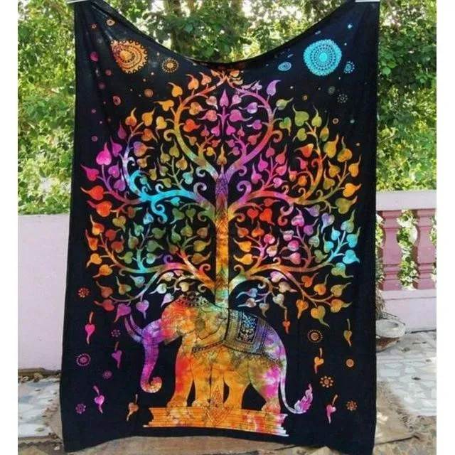 Mandala Yoga Tapestry