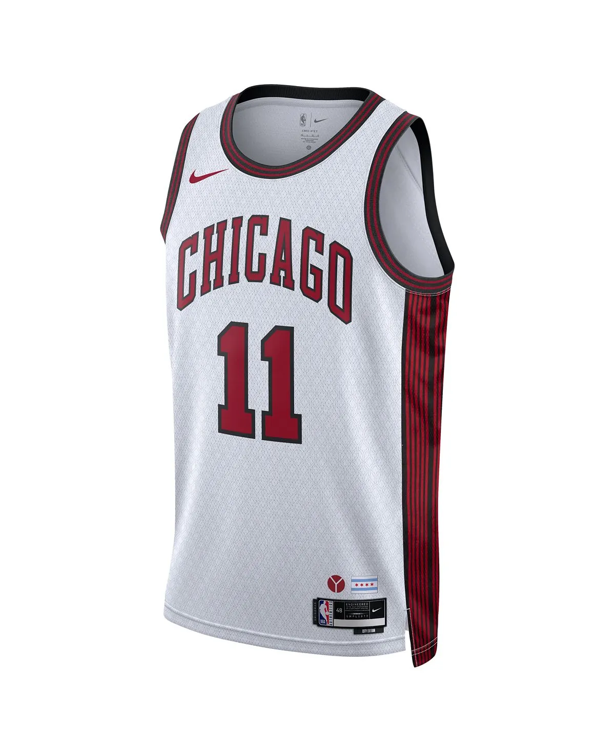 Men's and women's jersey demar derozan white chicago bulls 2022/23 city edition swingman Nike, white