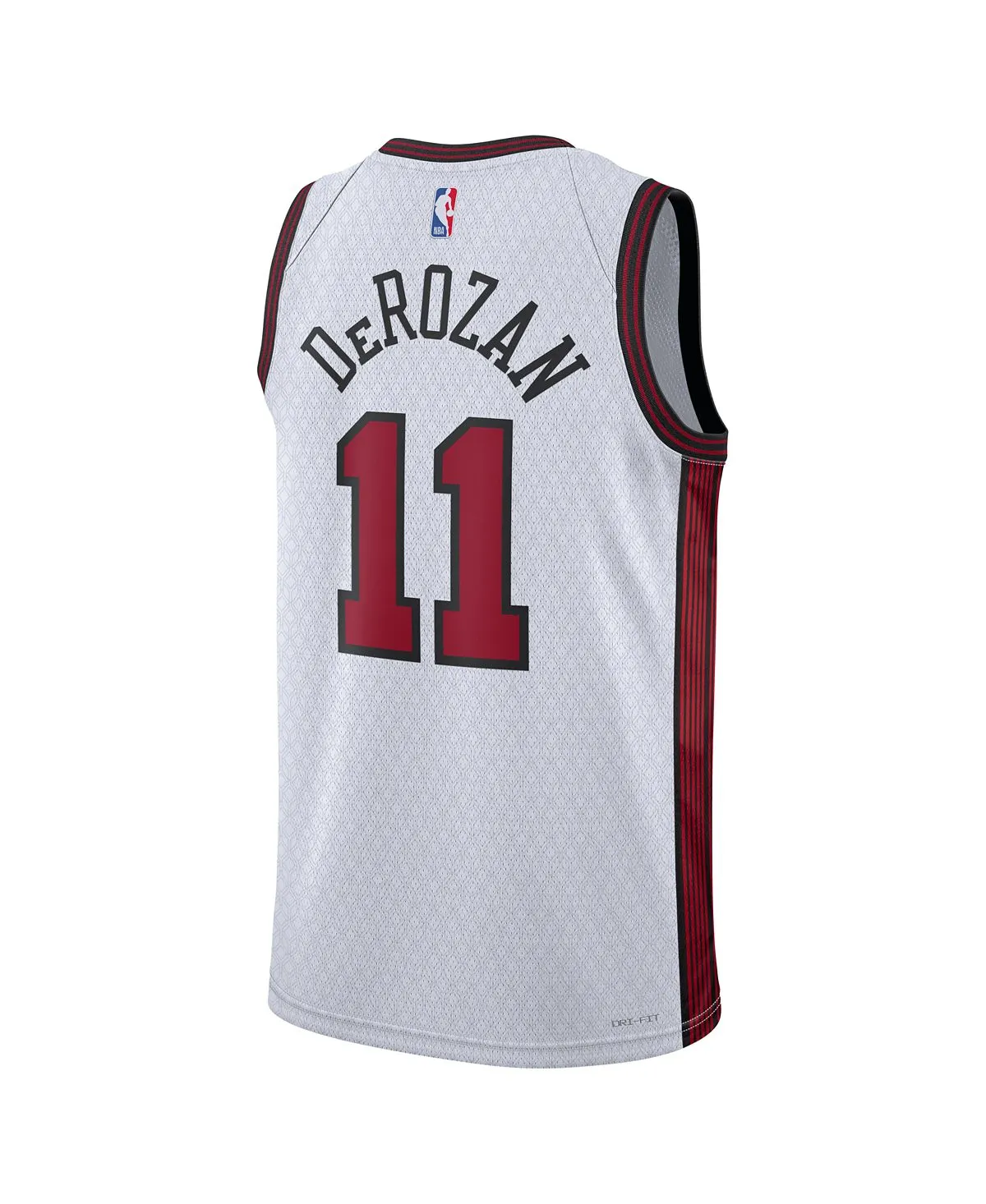 Men's and women's jersey demar derozan white chicago bulls 2022/23 city edition swingman Nike, white