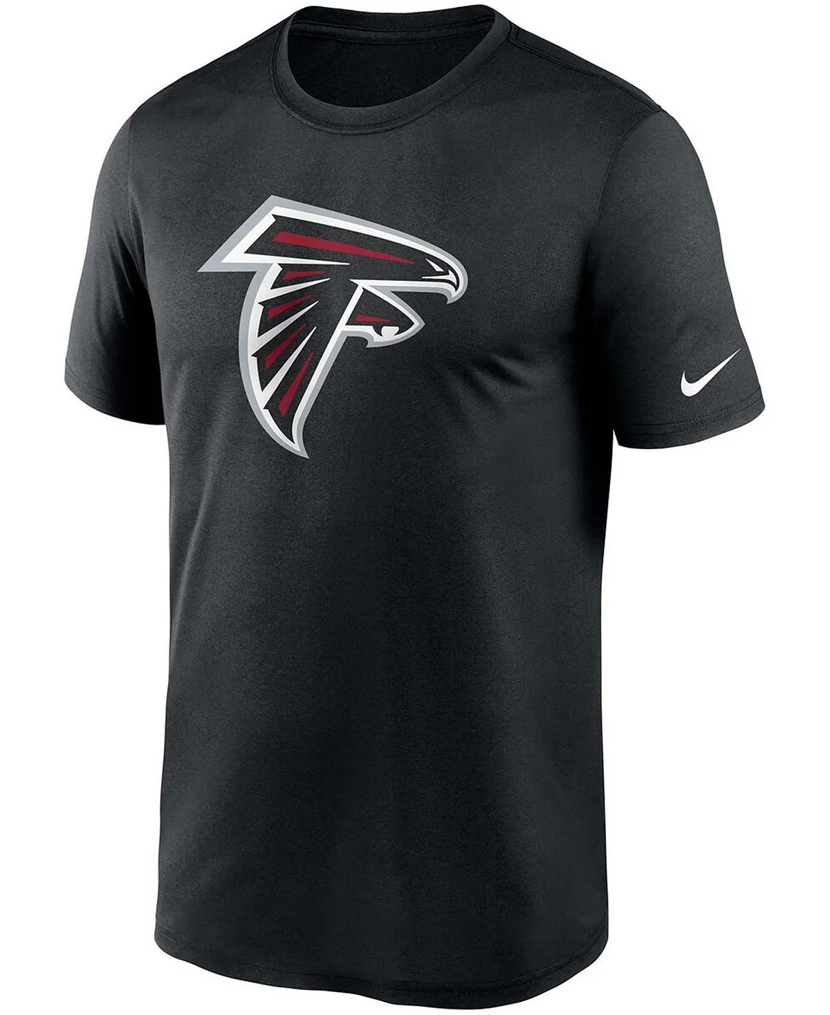 Men's Big and Tall Atlanta Falcons Essential Legend Performance Nike Logo T-Shirt in Black