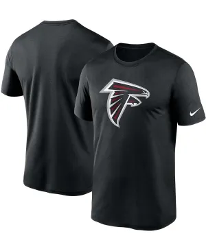 Men's Big and Tall Atlanta Falcons Essential Legend Performance Nike Logo T-Shirt in Black