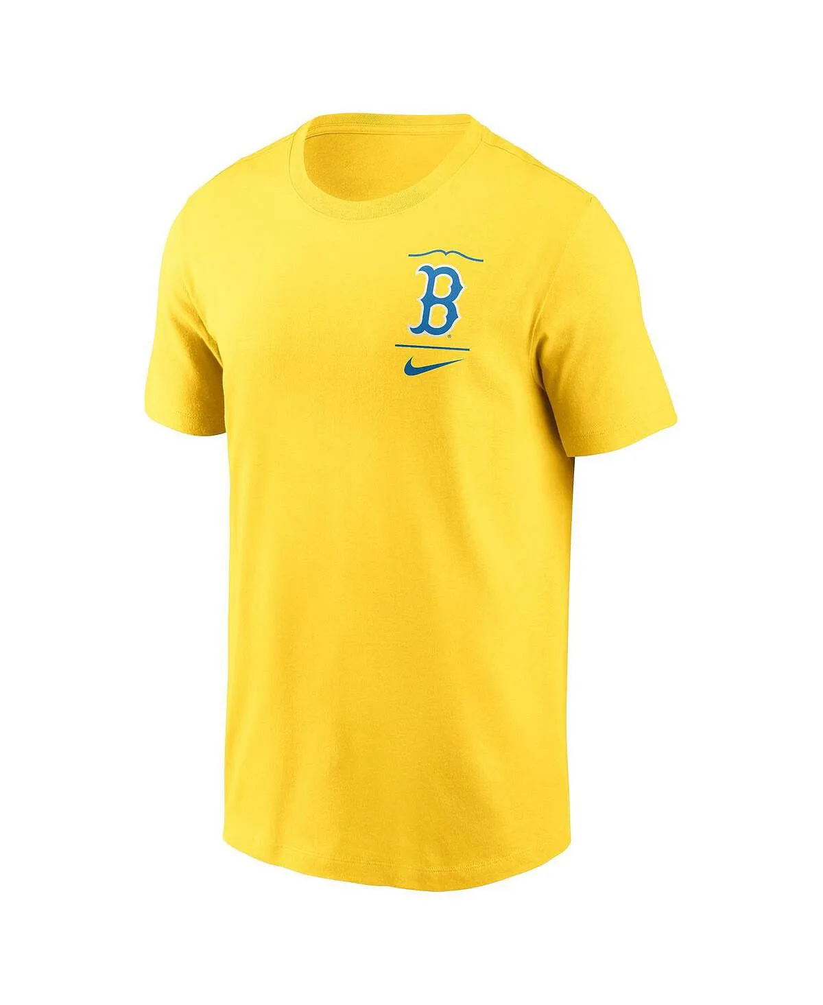 Men's Boston Red Sox City Connect 2-Hit Nike Gold T-Shirt