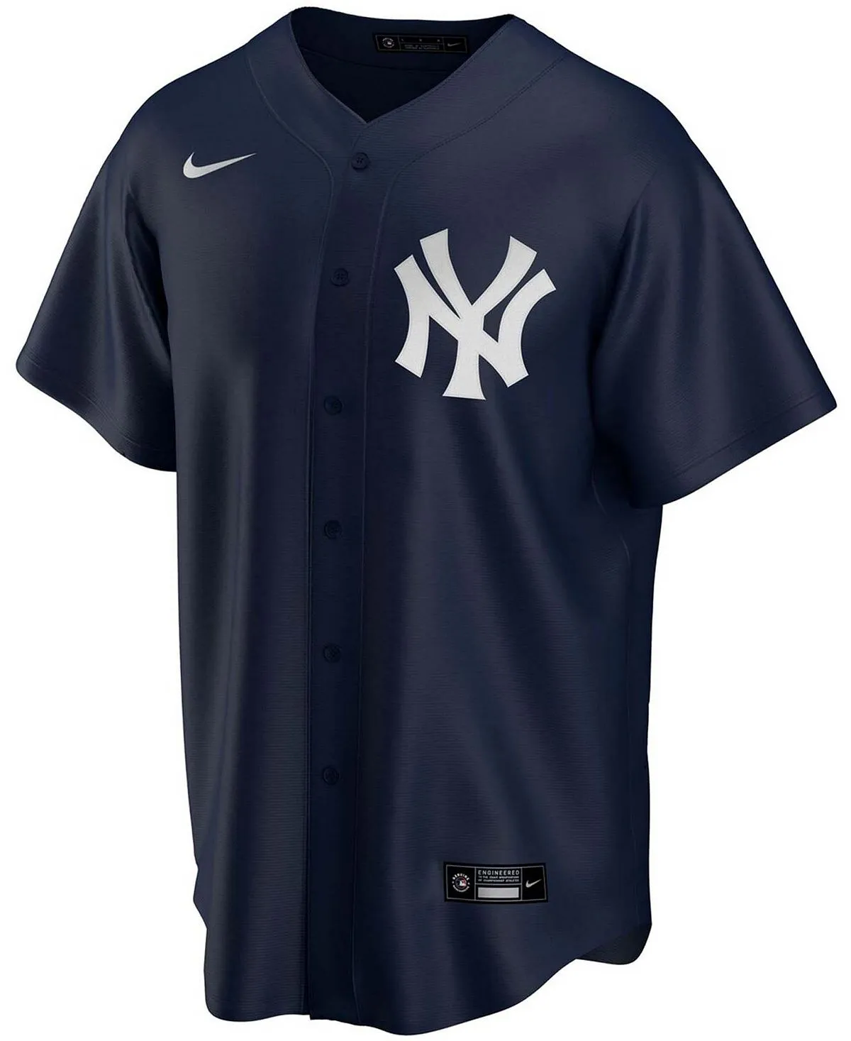 Men's dj lemahieu navy new york yankees t shirt with Nike alternate player replica jersey blue