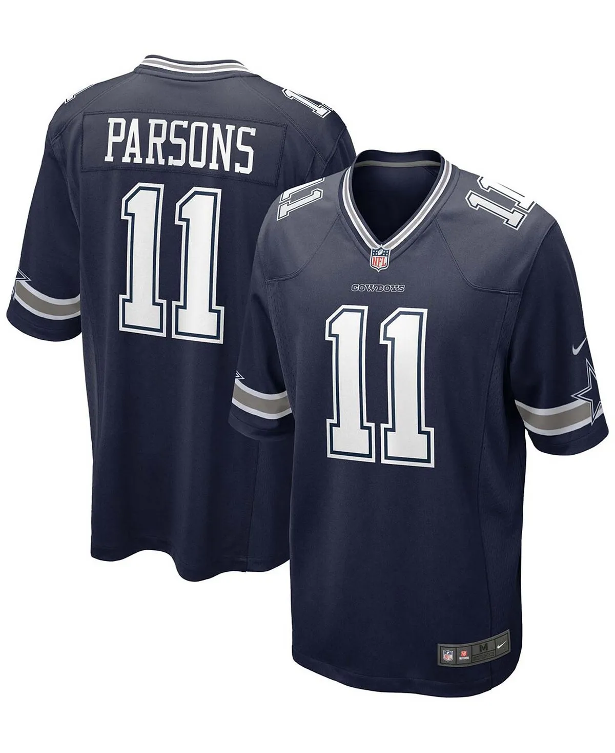 Men's micah parsons dallas cowboys 2021 draft first round game jersey Nike, blue