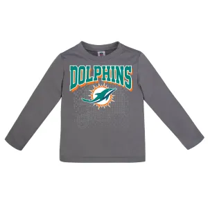 Miami Dolphins Boys Long Sleeve Tee Shirt