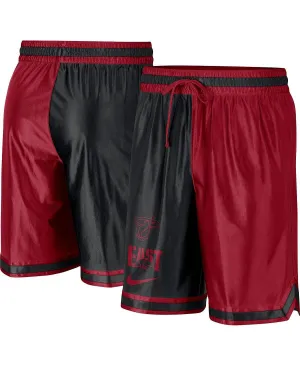 Miami Heat Courtside Versus Force Split DNA Performance Nike Men's Red/Black Shorts