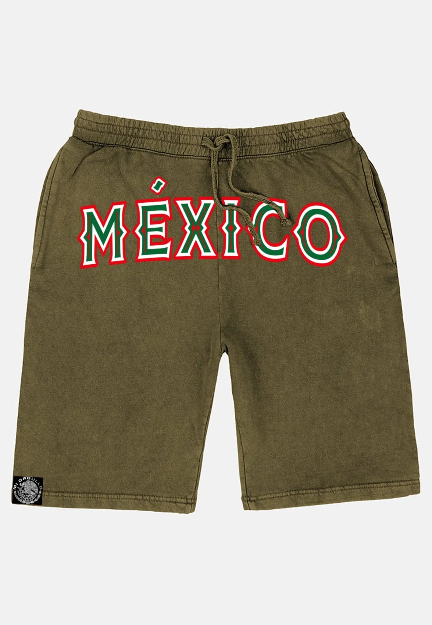 MÉXICO OLIVE VINTAGE SHORTS