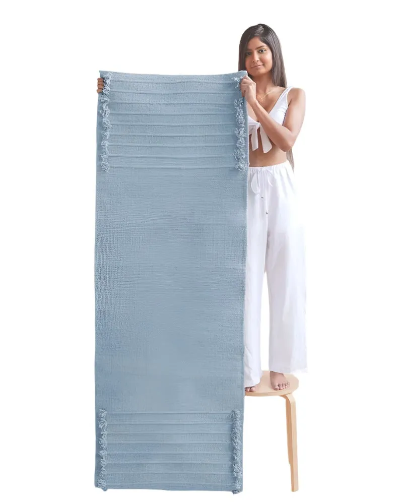 Naturally Dyed Herbal Yoga Mat - Indigo Moon