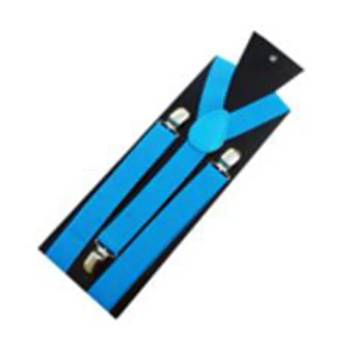 New Mens Womens Unisex Clip-on Suspenders Elastic Y-Shape Adjustable Braces Colorful For Female Male Fashion Accessory Apparel