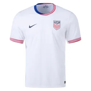 Nike Mens United States Authentic Match Home Jersey 24/25 (White/Obsidian)