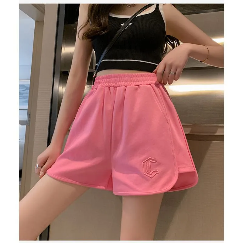 Pure Cotton Solid Sports Thin Casual Shorts