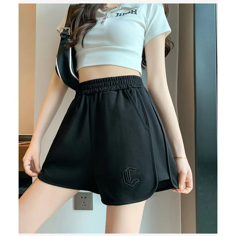 Pure Cotton Solid Sports Thin Casual Shorts