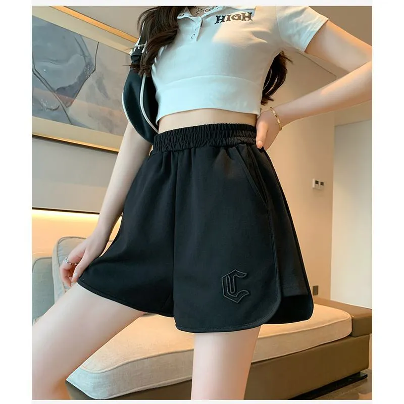 Pure Cotton Solid Sports Thin Casual Shorts