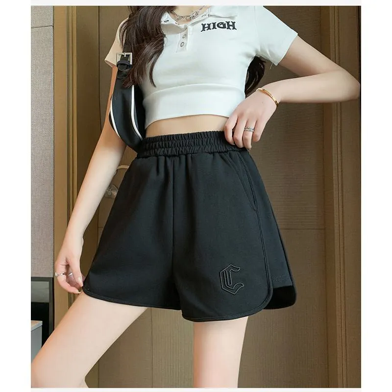 Pure Cotton Solid Sports Thin Casual Shorts