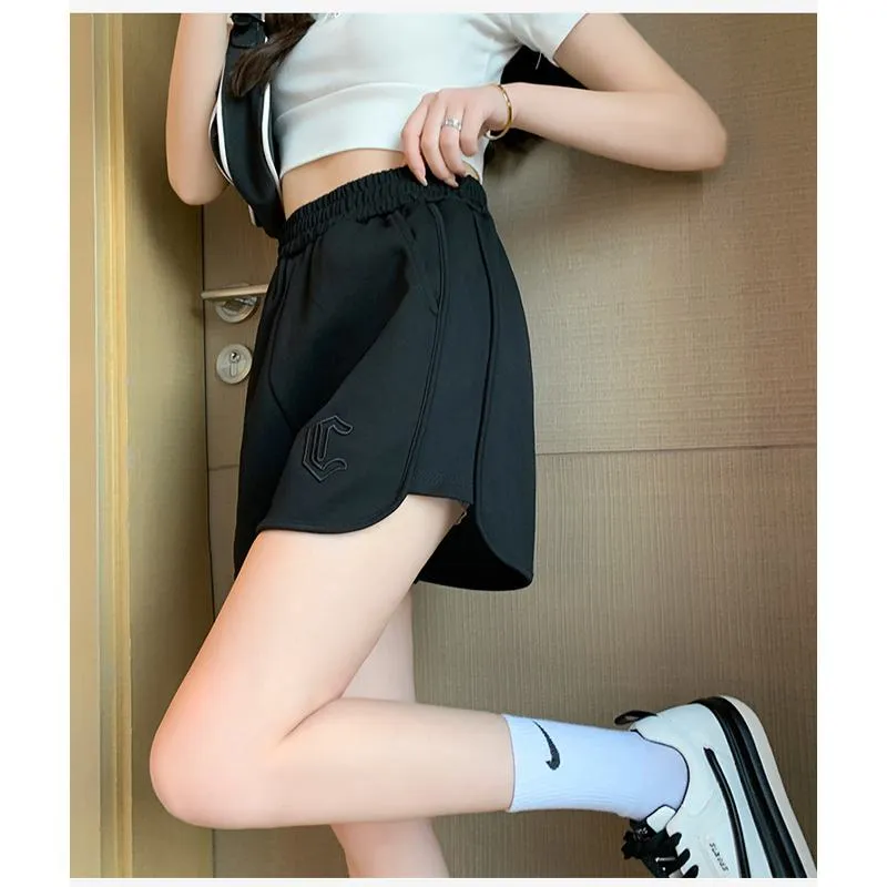 Pure Cotton Solid Sports Thin Casual Shorts