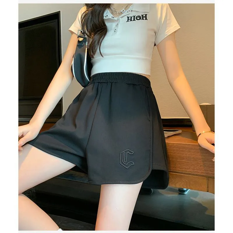 Pure Cotton Solid Sports Thin Casual Shorts