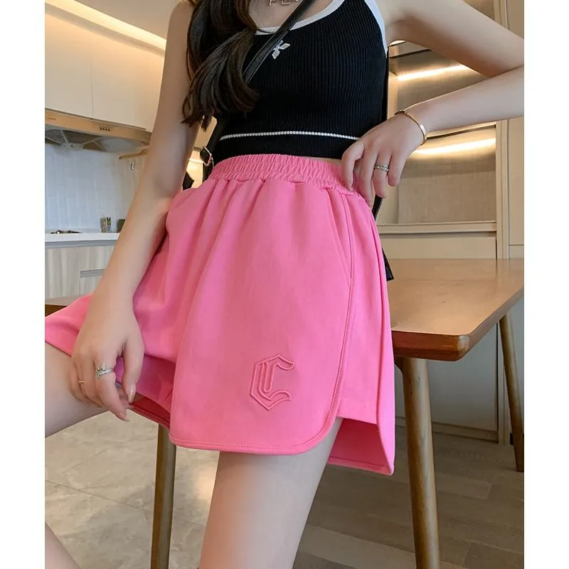 Pure Cotton Solid Sports Thin Casual Shorts