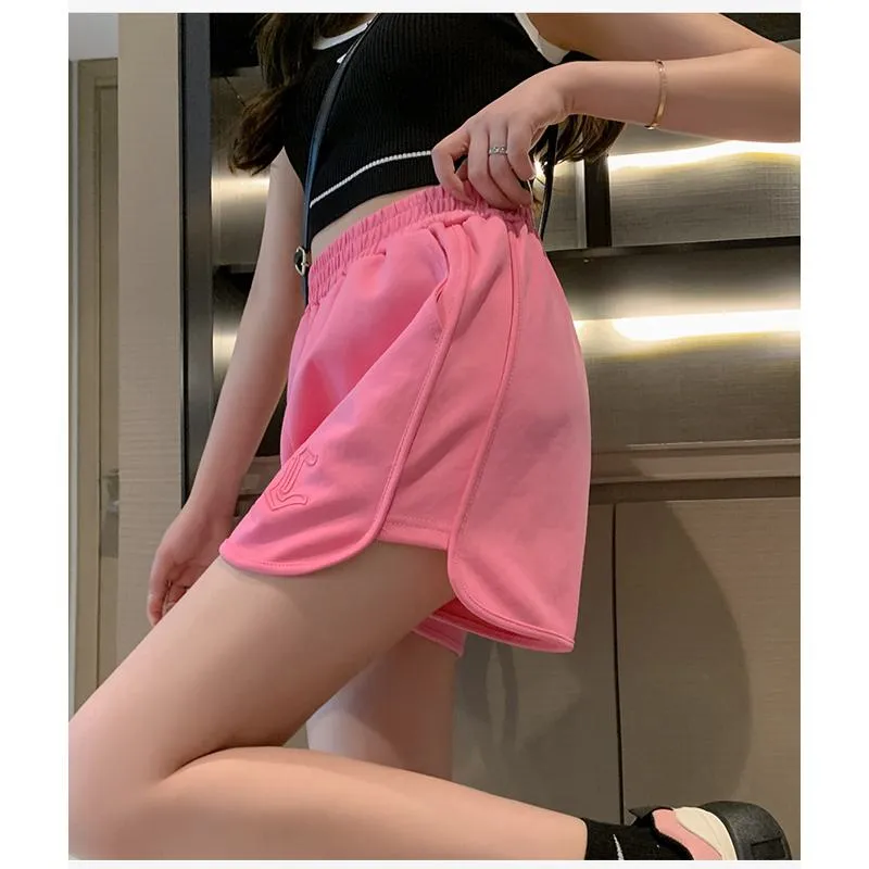 Pure Cotton Solid Sports Thin Casual Shorts