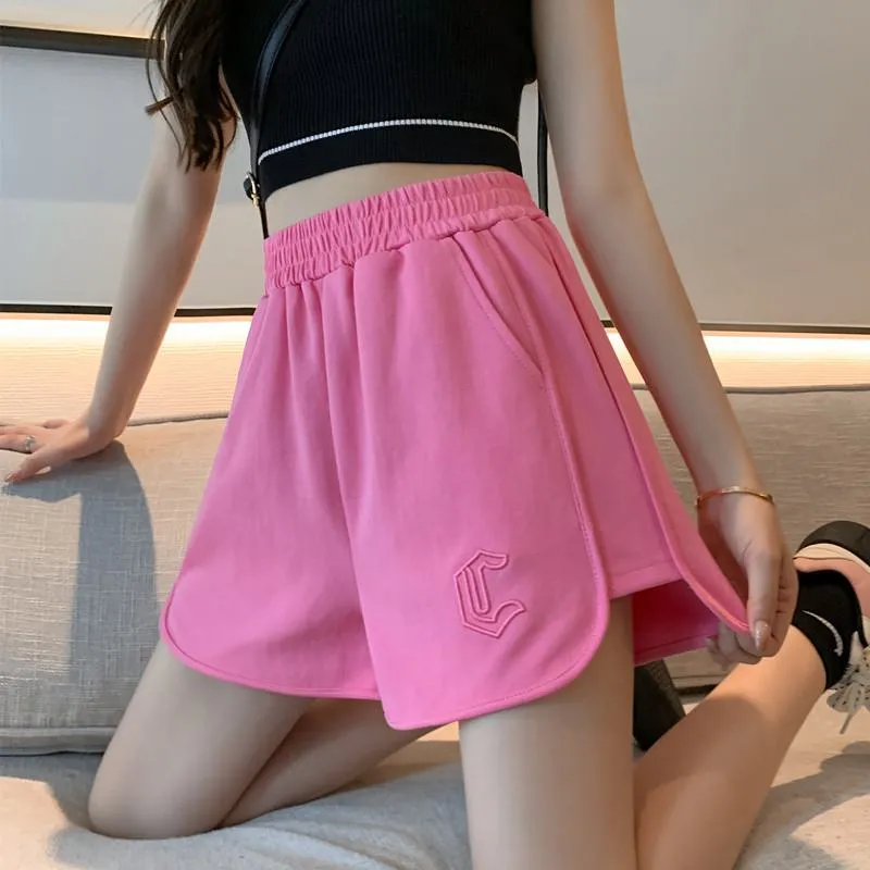 Pure Cotton Solid Sports Thin Casual Shorts