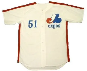 Randy Johnson Expos Home Throwback Jersey