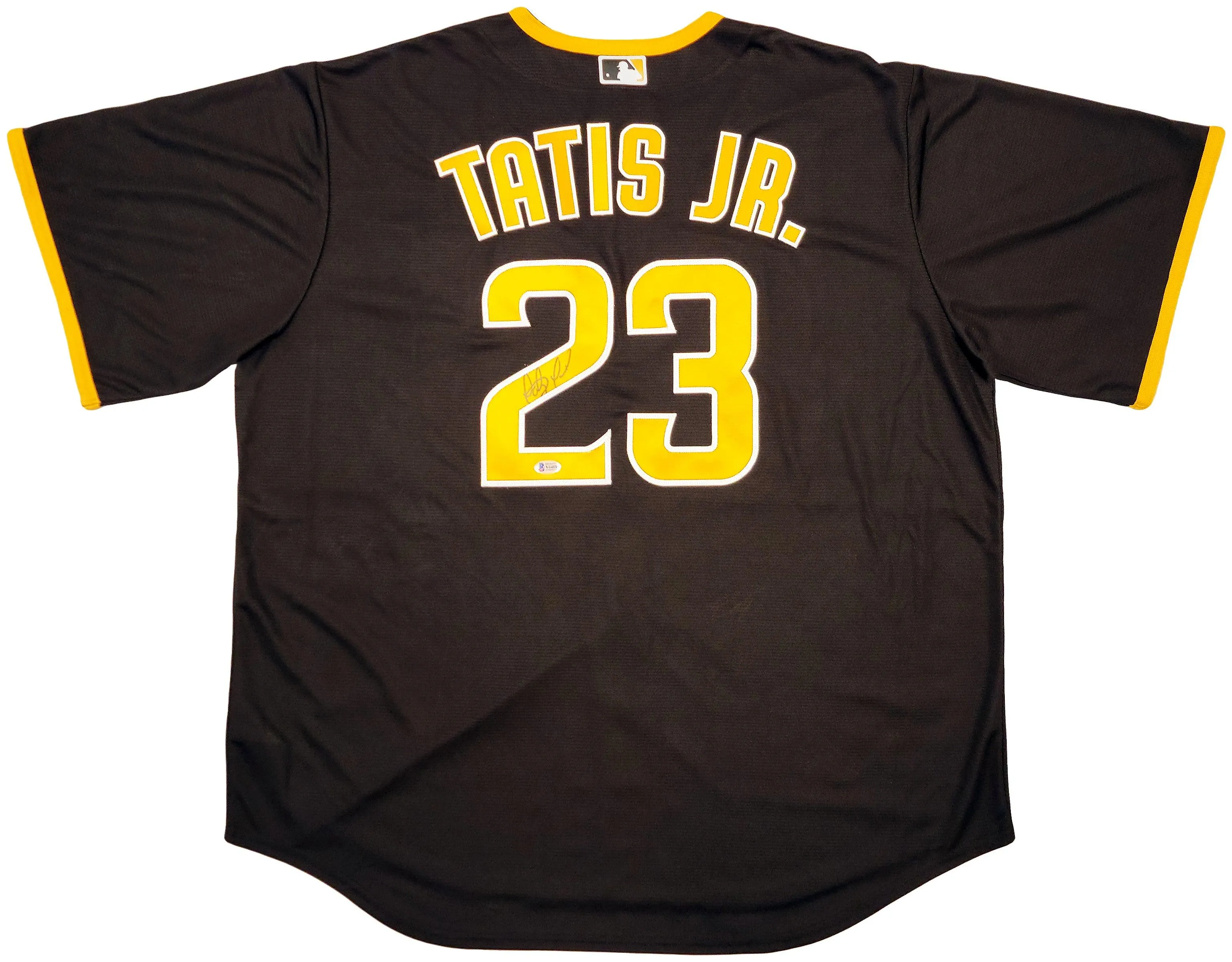 San Diego Padres Fernando Tatis Jr. Autographed Brown Nike Jersey Size XXL Beckett BAS Stock #201914