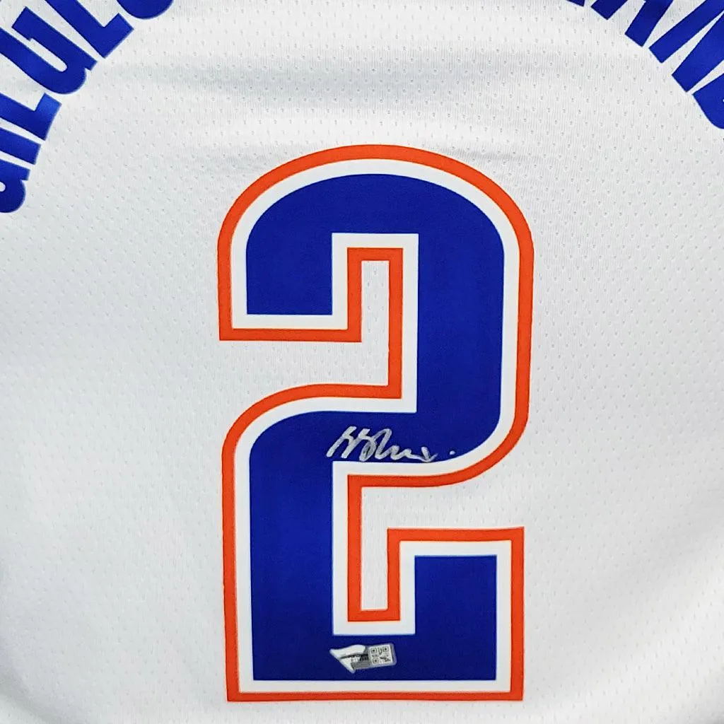 Shai Gilgeous-Alexander Signed Nike Swingman Jersey White (Fanatics)