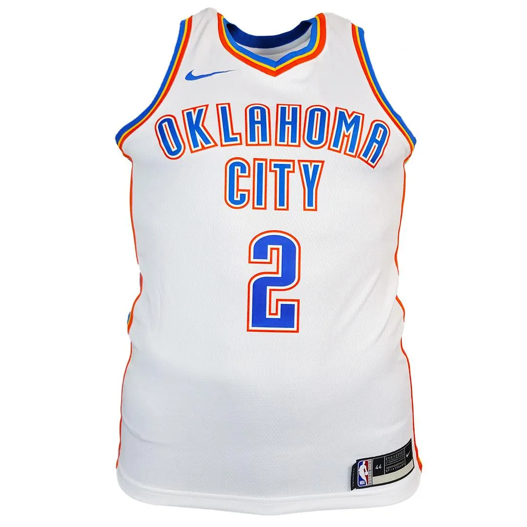 Shai Gilgeous-Alexander Signed Nike Swingman Jersey White (Fanatics)