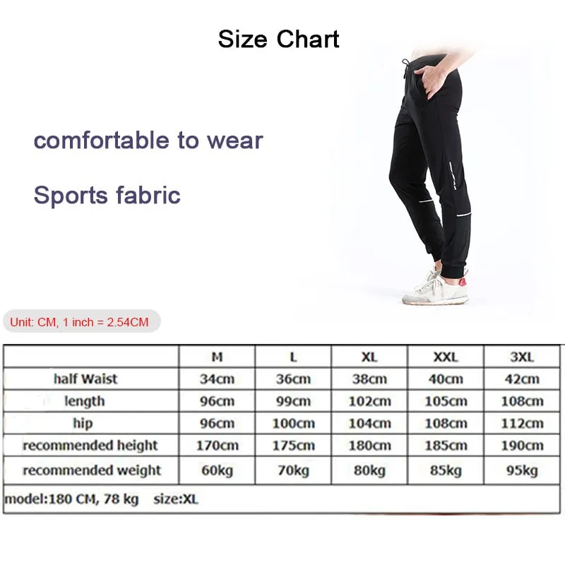 Sports pants Plus Size men's jogger fitness sports trousers new fashion printed muscle men's fitness training pants