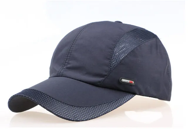 Spring Men and women snapback cap quick dry summer sun hat visor Hip-Hop bone breathable chapeu casual mesh men Baseball caps