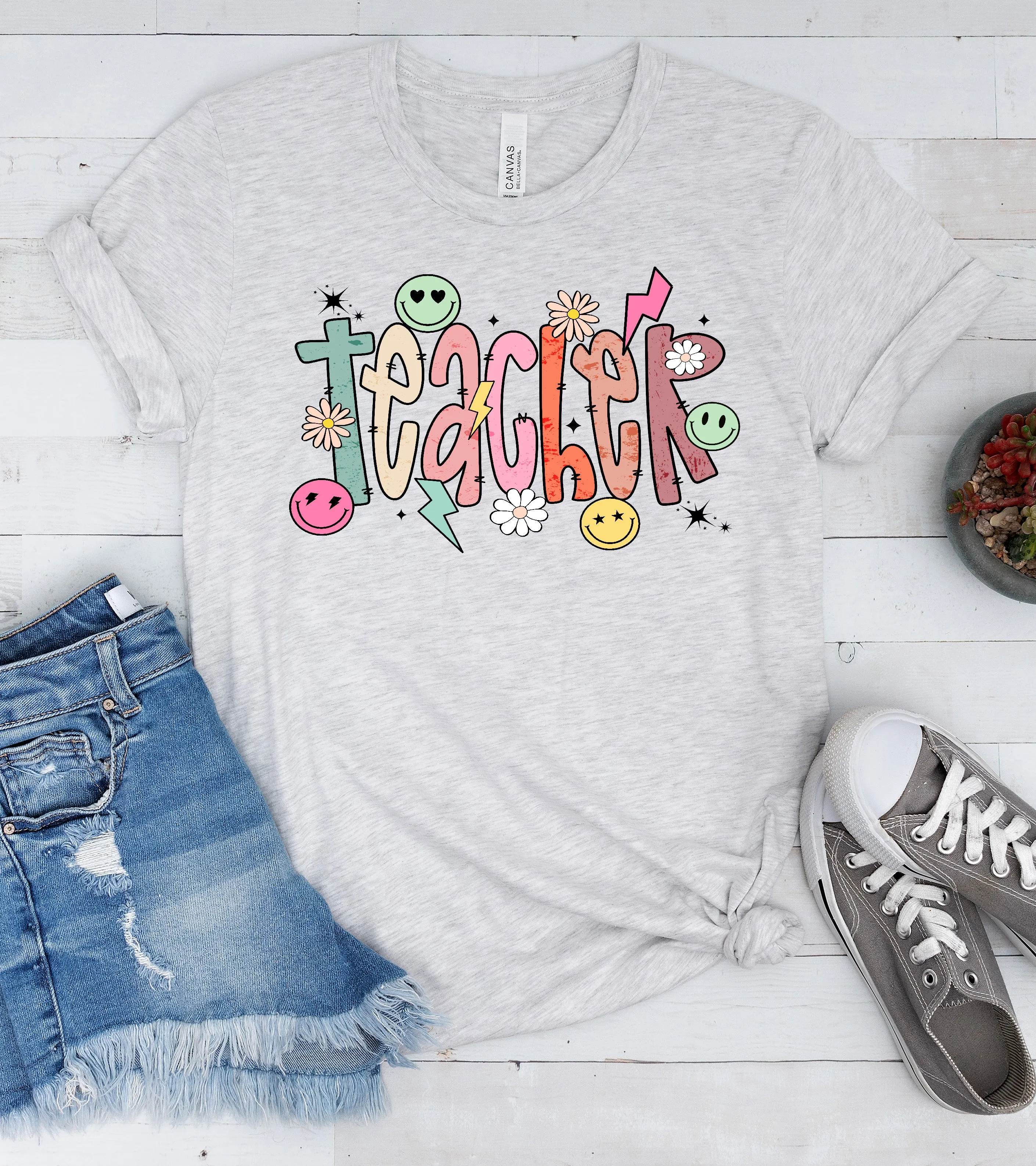 Teacher Shirt,&nbsp; Teacher Matching T Shirts, Retro Teacher Shirt