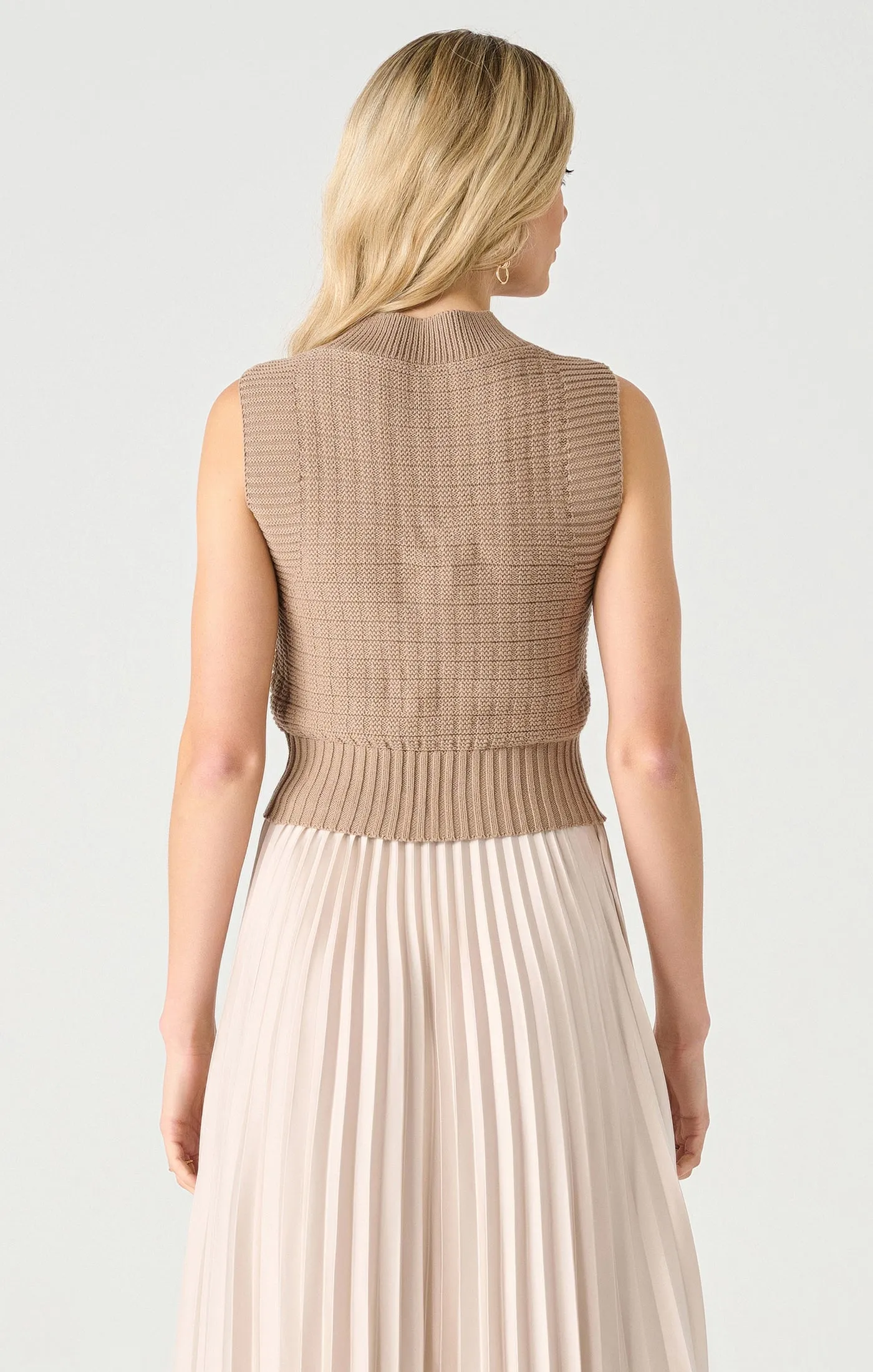 Textured Stitch Sweater Tank