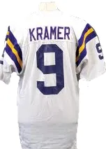 Tommy Kramer Minnesota Vikings Throwback Football Jersey