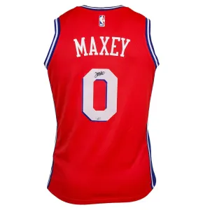 Tyrese Maxey Signed Nike Philadelphia Swingman Jersey (Fanatics)