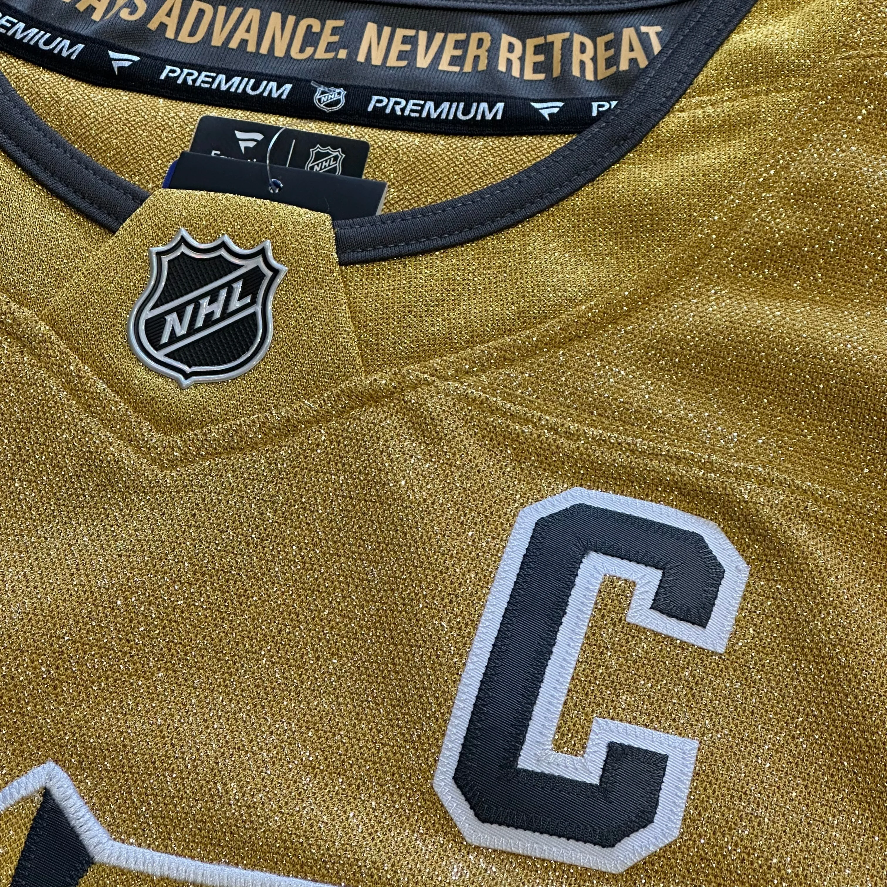 Vegas Golden Knights Premium Stone Jersey - Gold ***