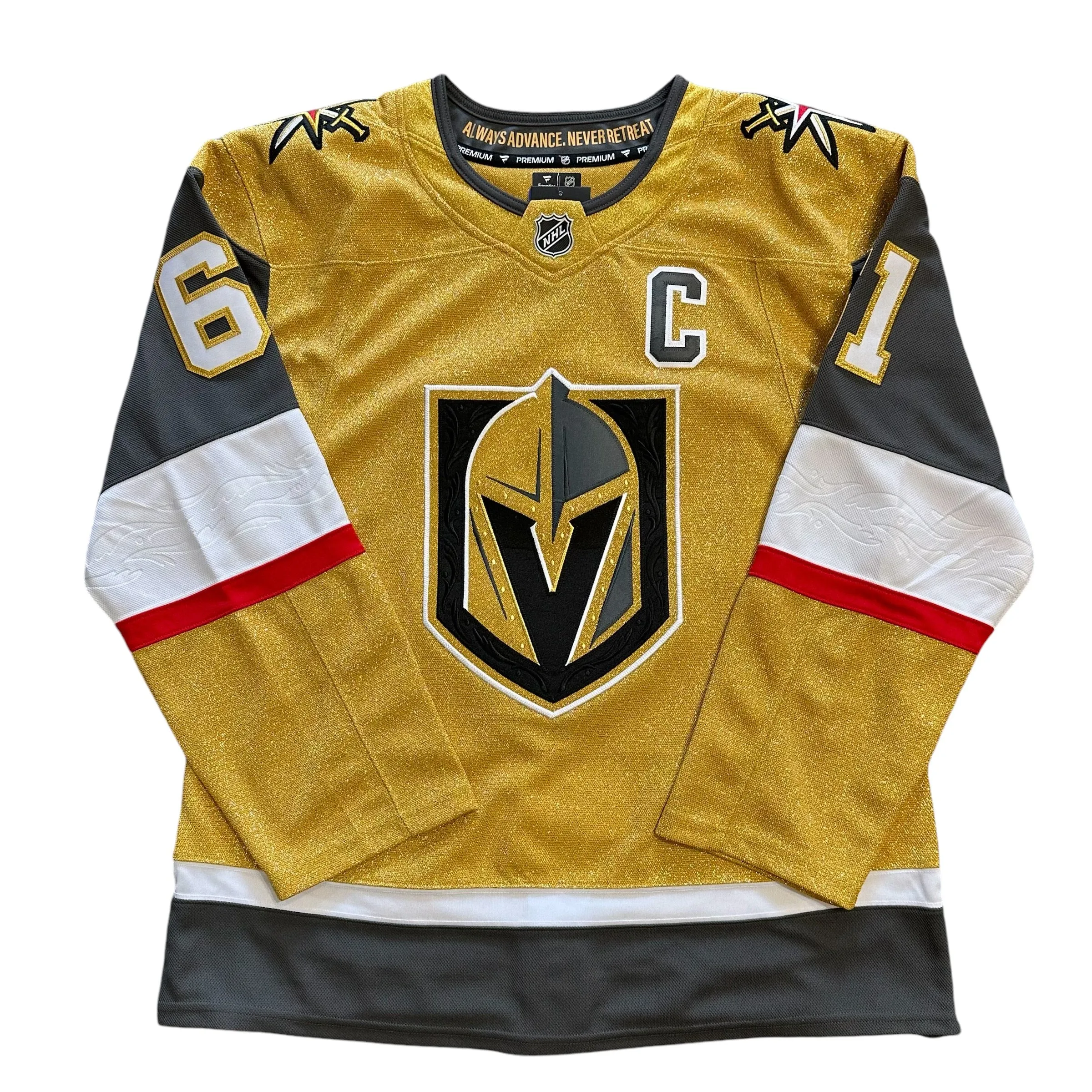 Vegas Golden Knights Premium Stone Jersey - Gold ***