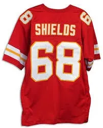 Will Shields Kansas City Chiefs Throwback Football Jersey