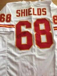 Will Shields Kansas City Chiefs Throwback Football Jersey