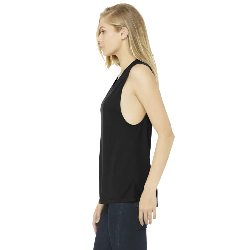 Women's Flowy Scoop Muscle Tank Top