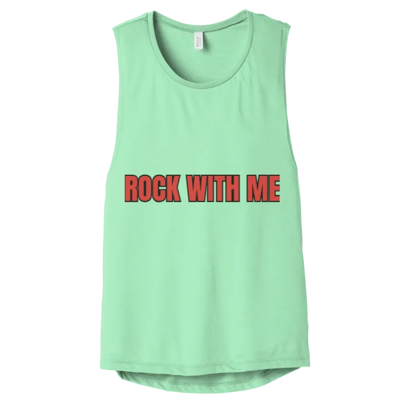 Women's Flowy Scoop Muscle Tank Top