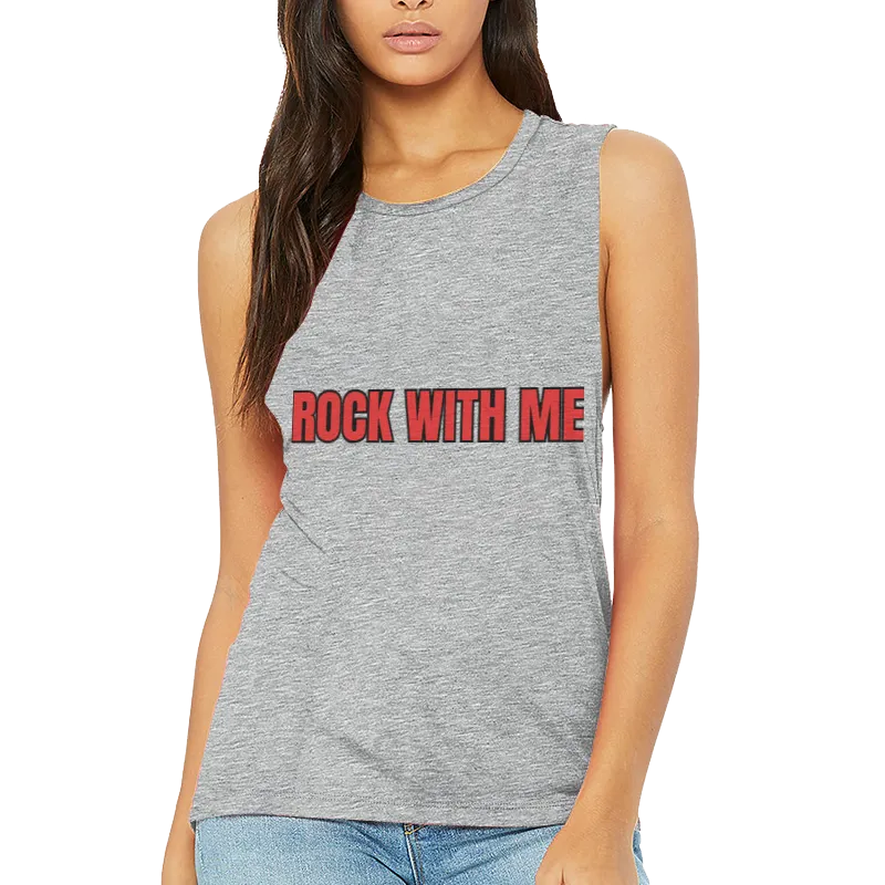 Women's Flowy Scoop Muscle Tank Top