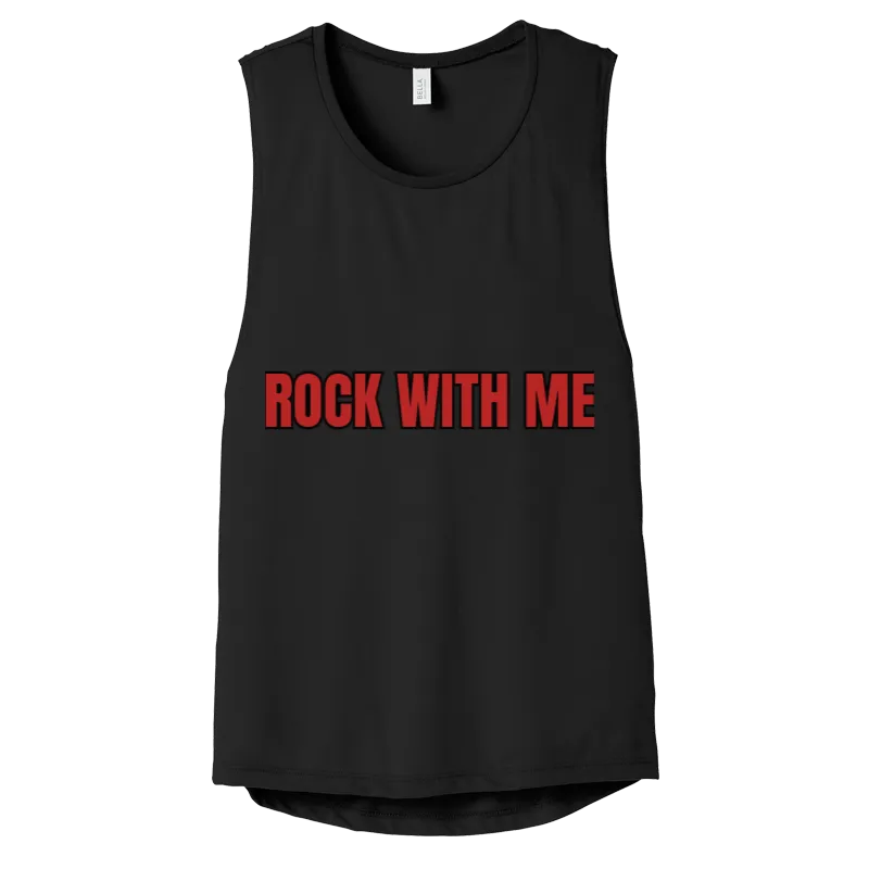 Women's Flowy Scoop Muscle Tank Top