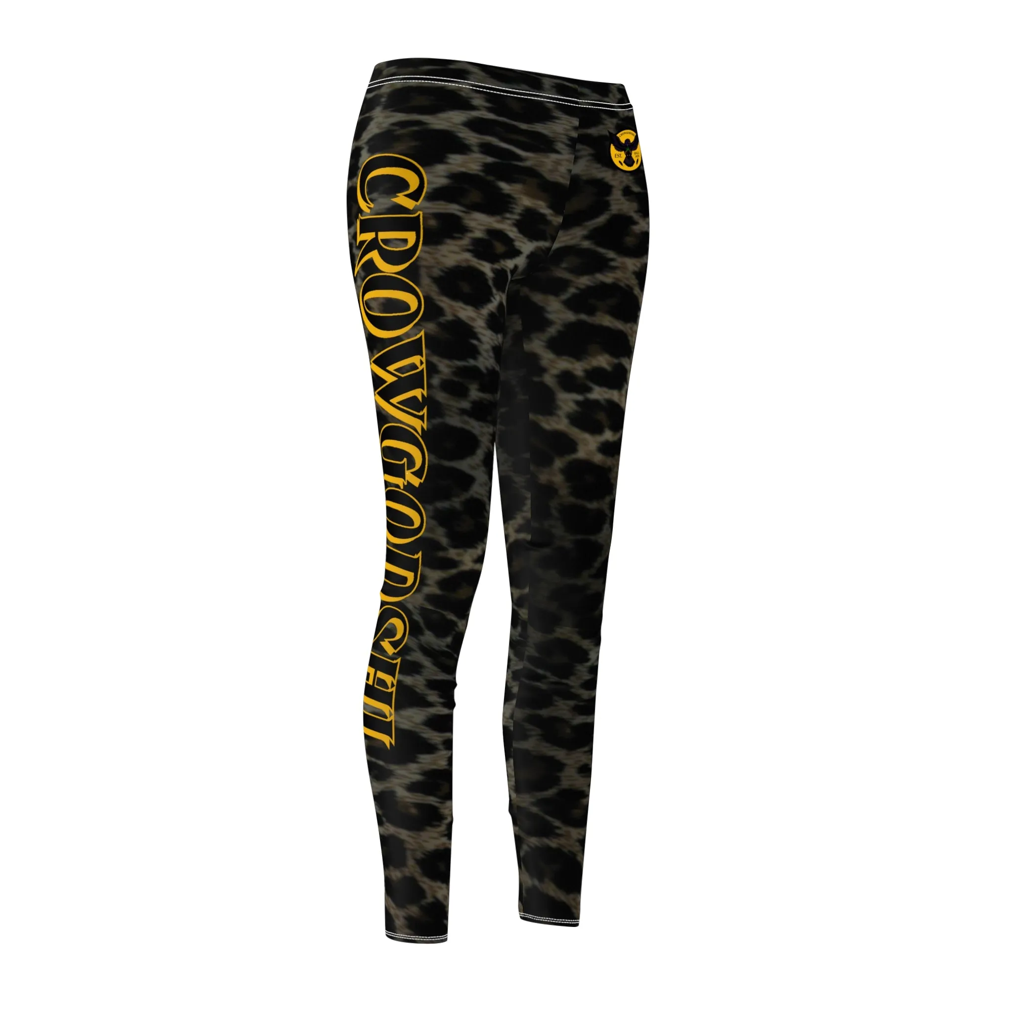 Women's Jaguar Print Crowgodshi Casual Leggings