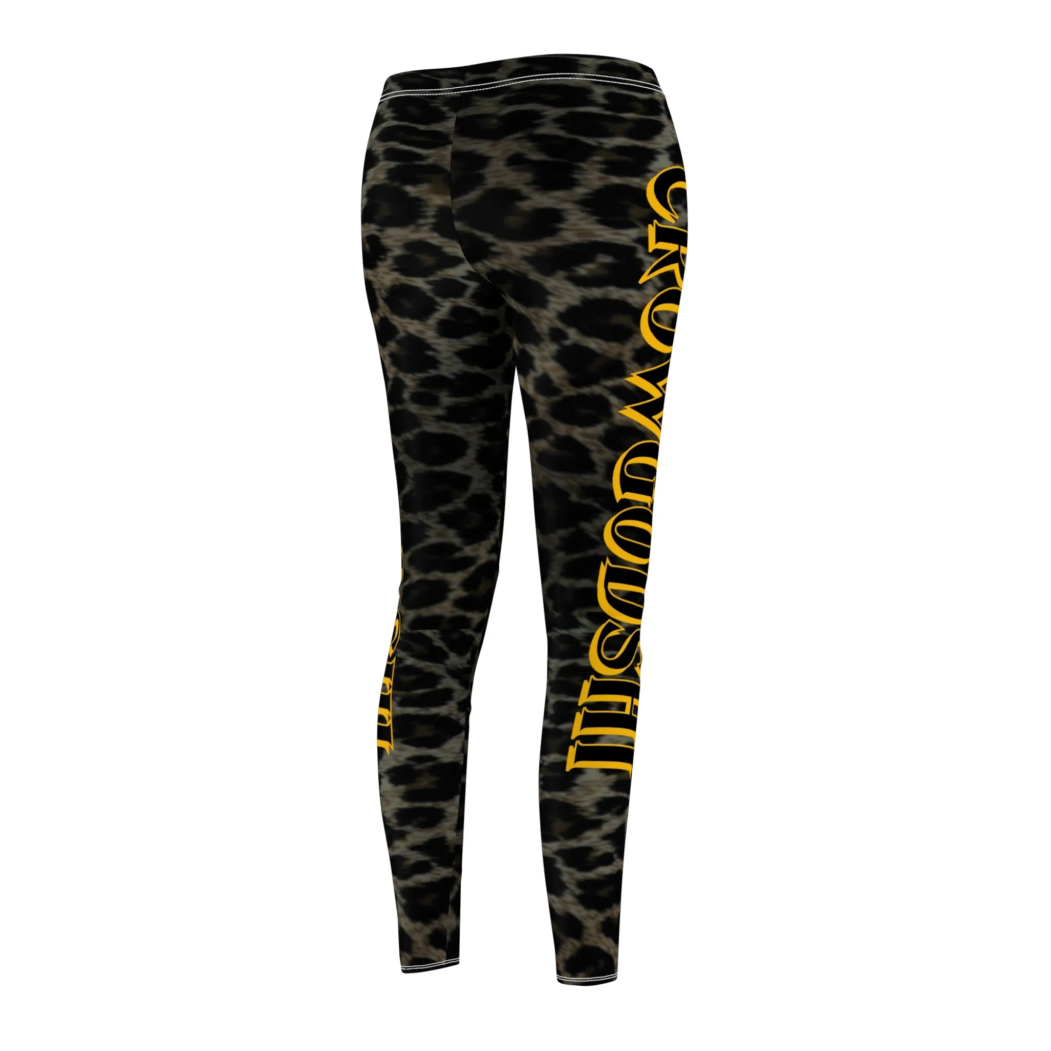 Women's Jaguar Print Crowgodshi Casual Leggings