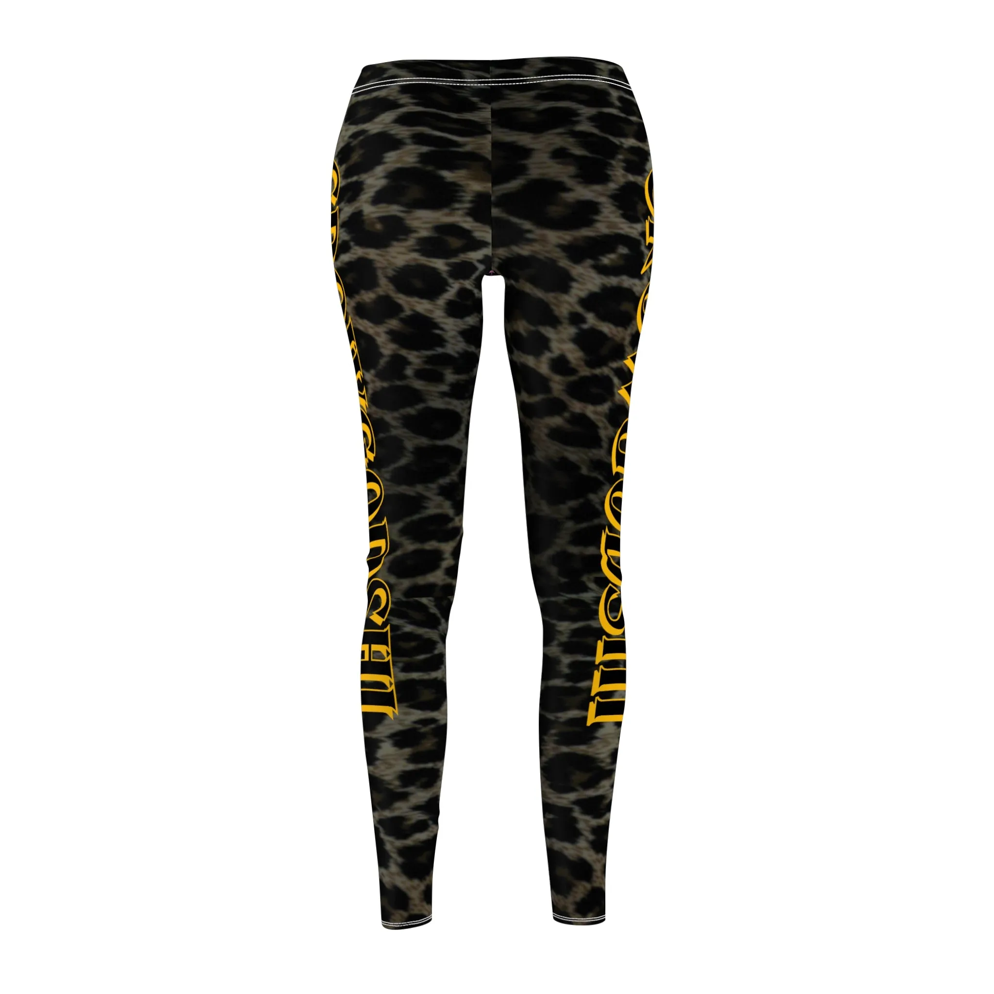 Women's Jaguar Print Crowgodshi Casual Leggings