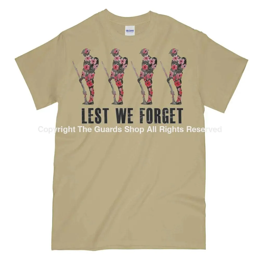 WW1 Tommy Lest We Forget Printed T-Shirt