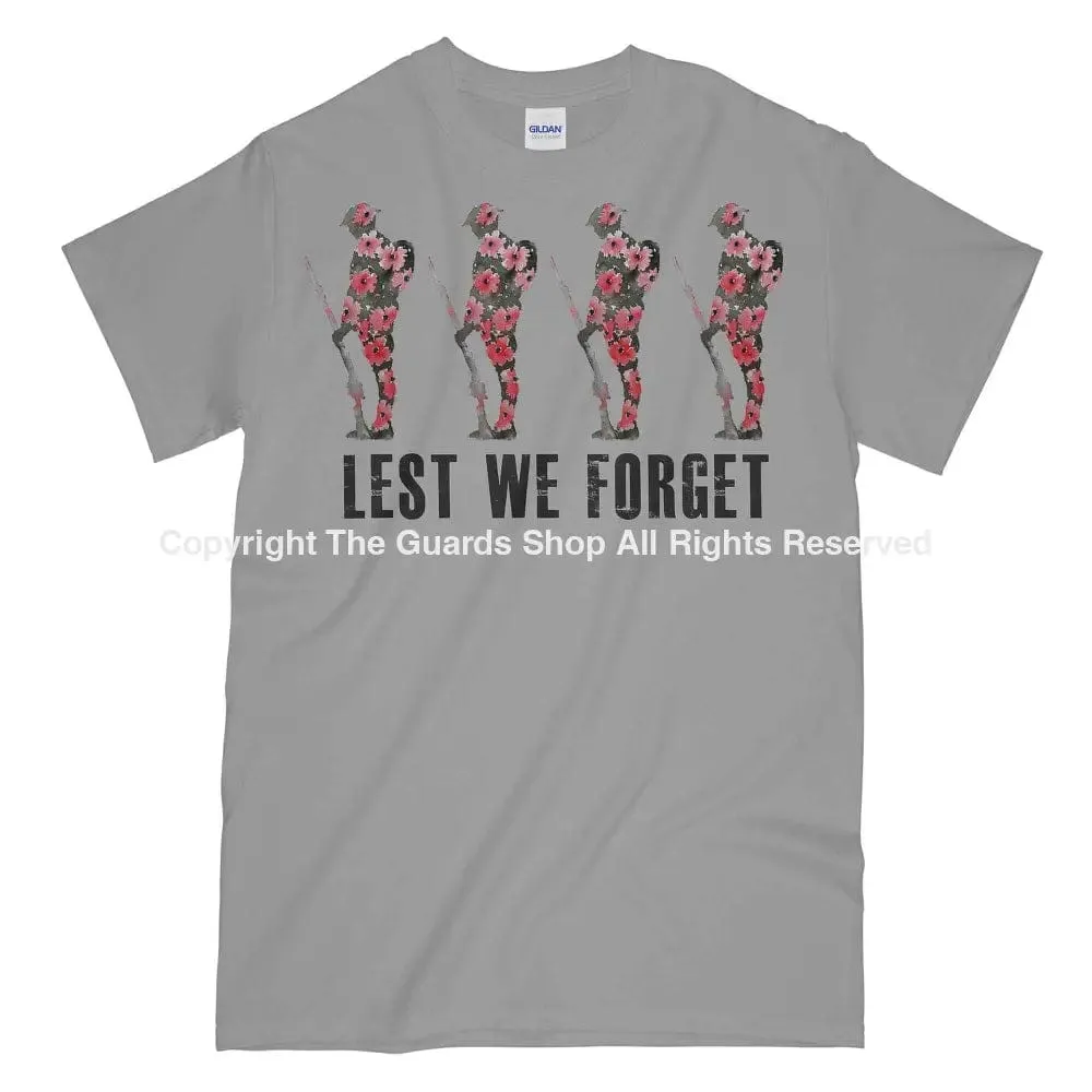 WW1 Tommy Lest We Forget Printed T-Shirt