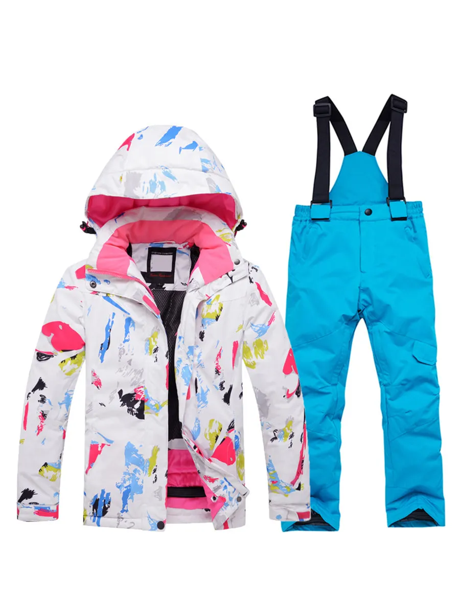 Yeefine Cartoon Kids Snowsuits & Bib Pants