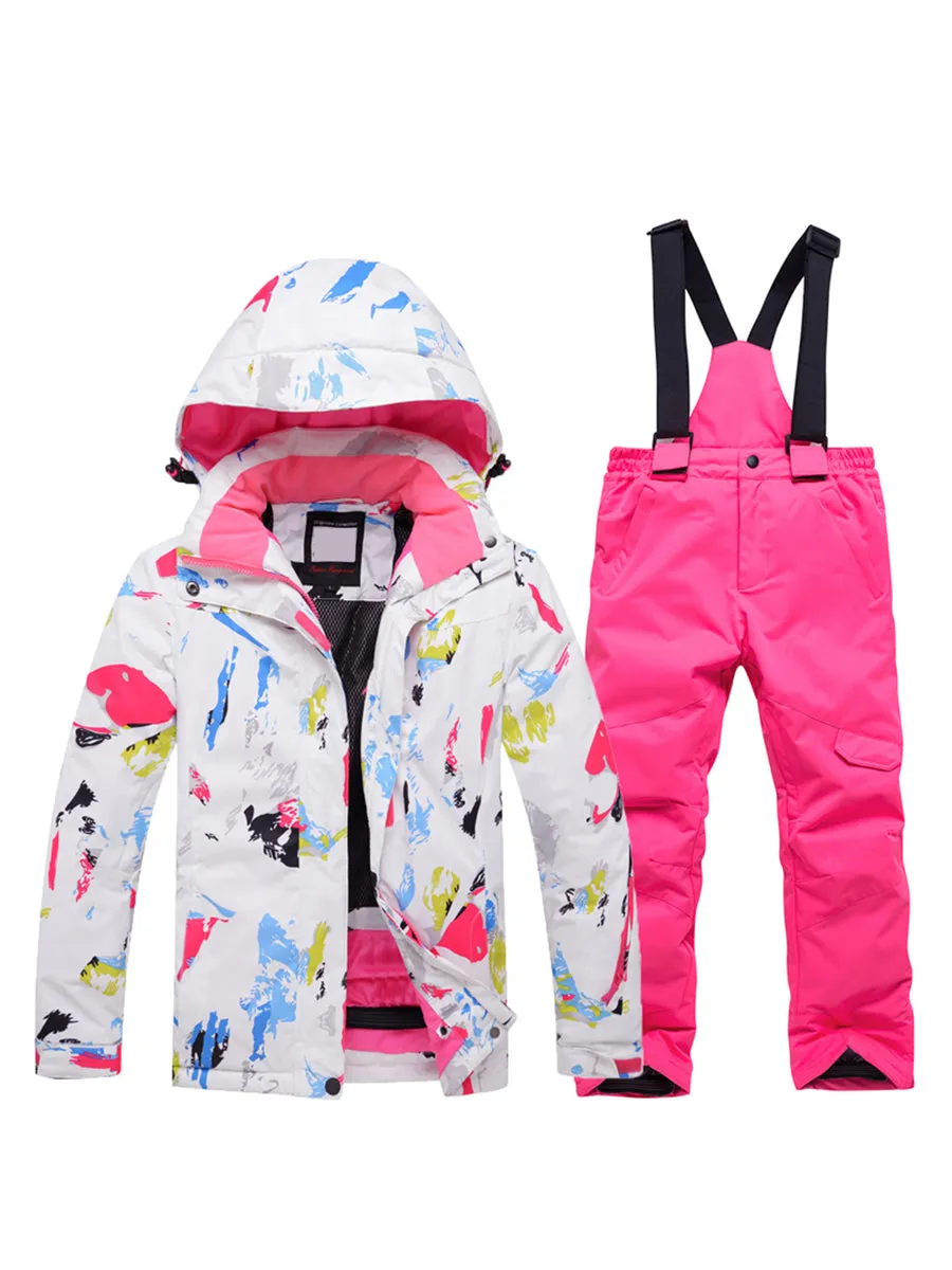 Yeefine Cartoon Kids Snowsuits & Bib Pants