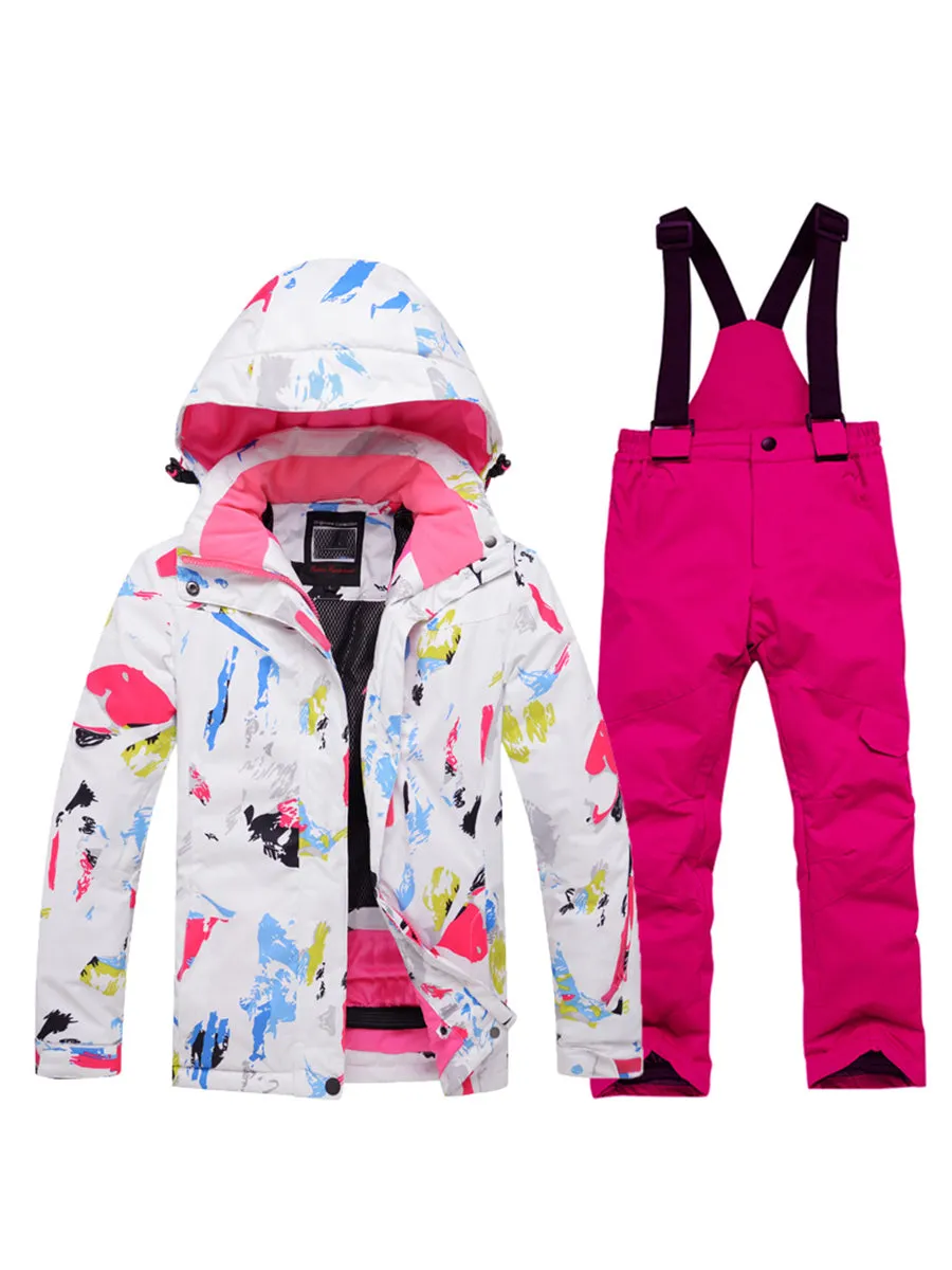 Yeefine Cartoon Kids Snowsuits & Bib Pants